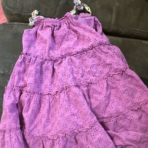 Purple summer dress kid size